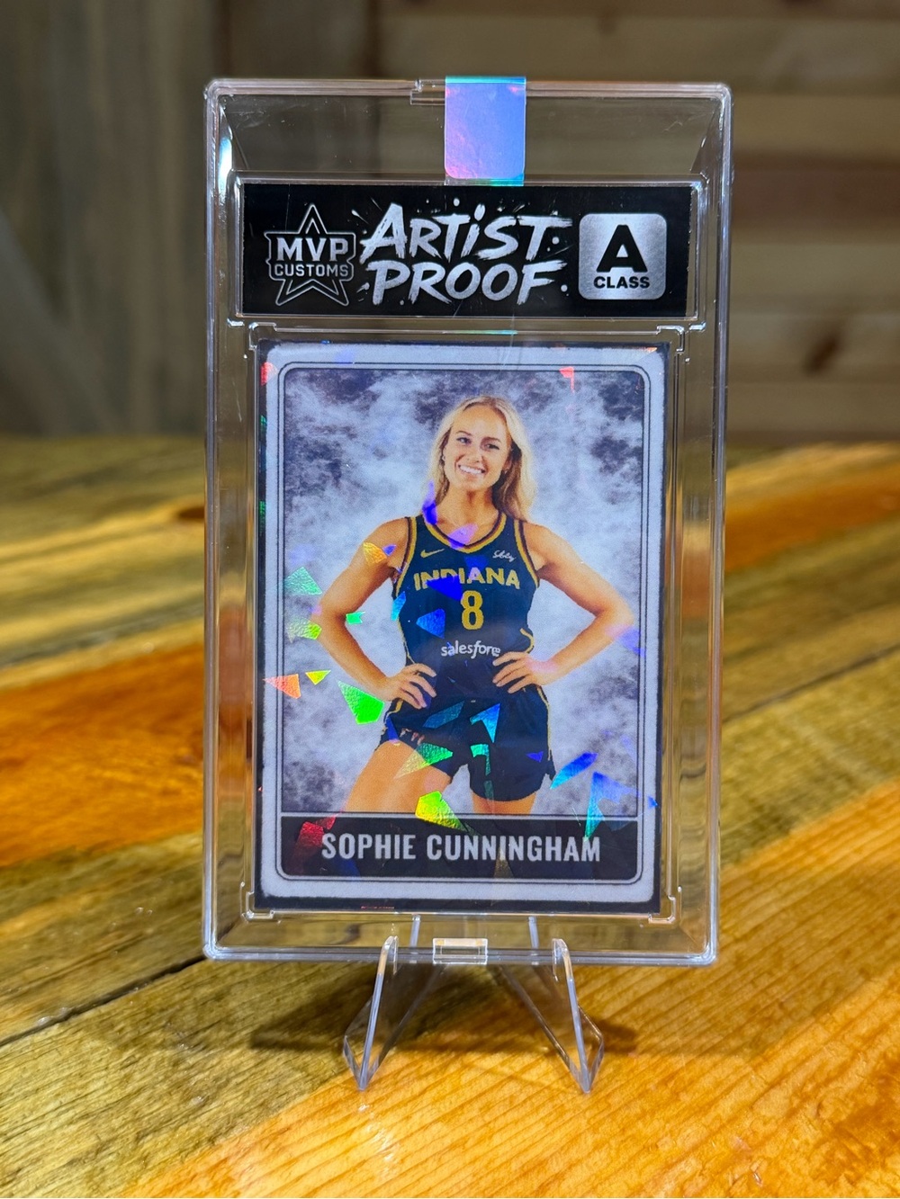 Sophie Cunningham Indiana Fever Custom Basketball Trading Card Slab